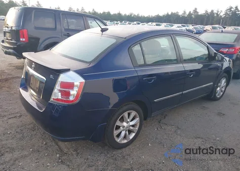 2012 Nissan Sentra 2.0 Sl z USA, uszkodzony, nr VIN 3N1AB6AP7CL634123